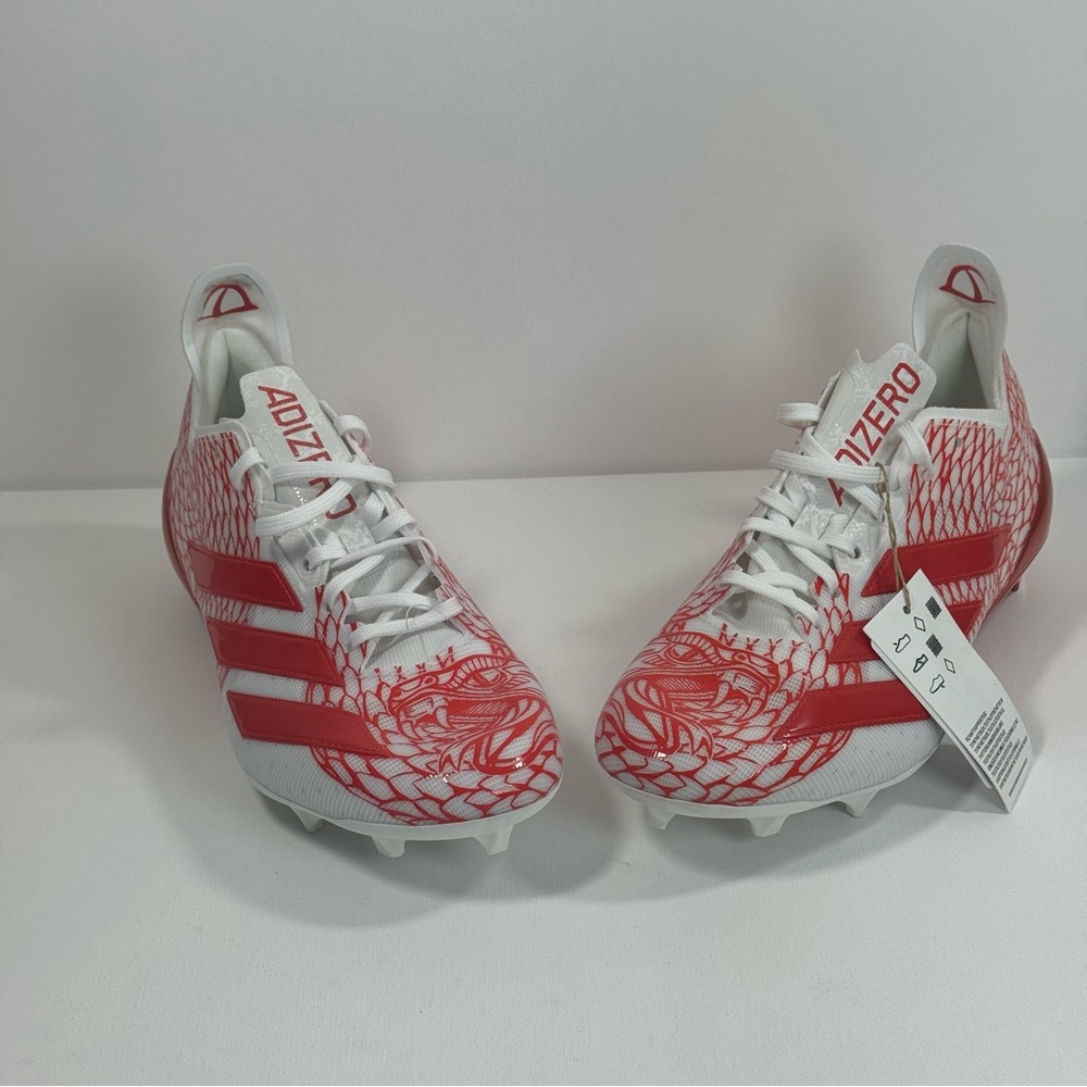 Adidas Adizero Electric Men’s Orange/White Football Cleats IH8570 Size 9 1/2